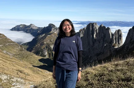 Catherine Coloma hiking